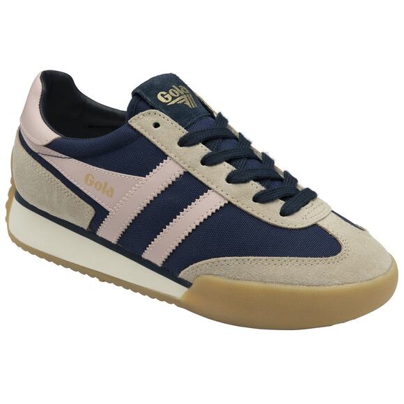 Gola Classics Women's Pacer Sneakers Navy/Bone/Chalk Pink Size 6 - Picture 1 of 5